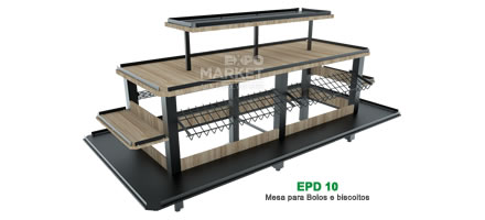 EPD 10 - Mesa para Bolos e biscoitos